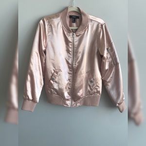 Reflective pink bomber jacket